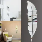 3D зеркальная Настенная Наклейка сделай сам, акриловое искусство, домашний декор, виниловая настенная роспись для гостиной, спальни, водонепроницаемая Съемная наклейка