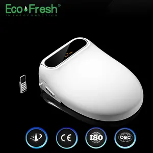 Ecofresh умное сиденье для унитаза, сиденье для унитаза, биде, электрическое сиденье для биде, светодиодный светильник, интеллектуальное сиденье для унитаза, авто