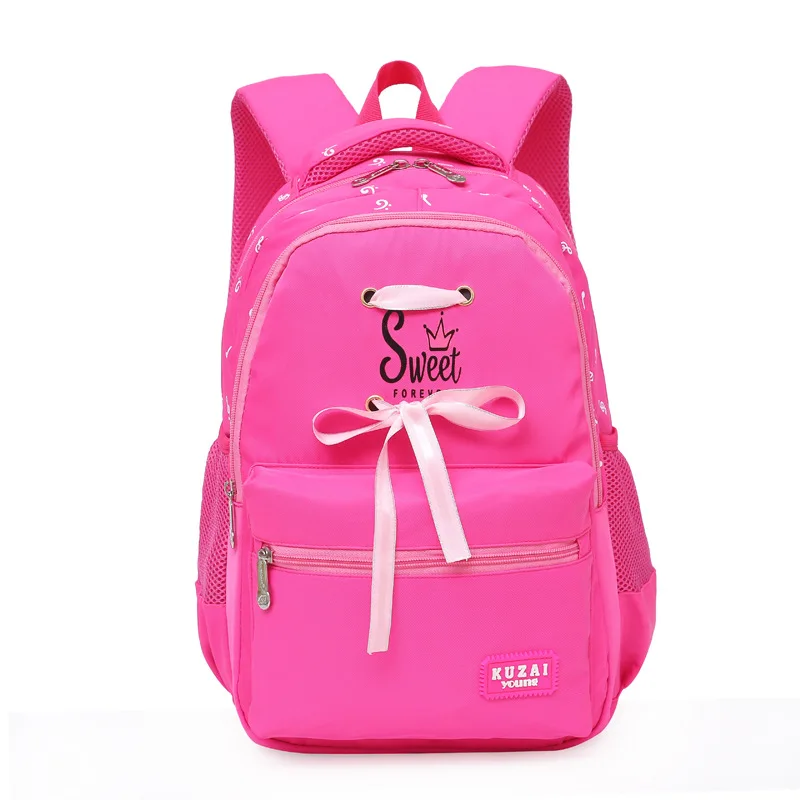 

LXFZQ Children's Schoolbag Primary School Princess Girl 6-12 Years Old Backpack Light Weight Fashion Book Bag Mochila Sonic