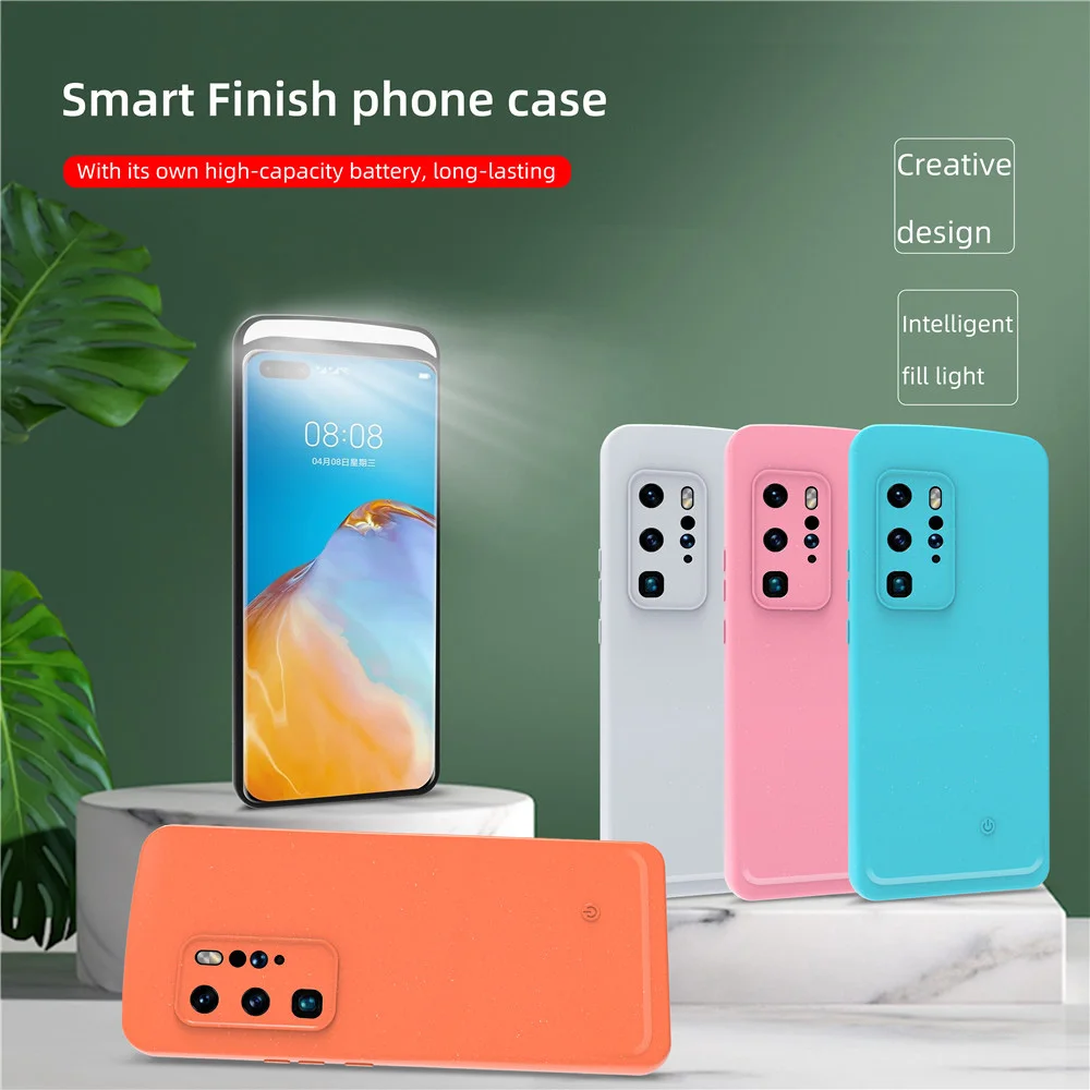 

Чехол для Samsung Galaxy S20 Plus Note 20 Ультратонкий чехол с интеллектуальным заполняющим светом чехол с передней светодиодной подсветкой чехол для ...