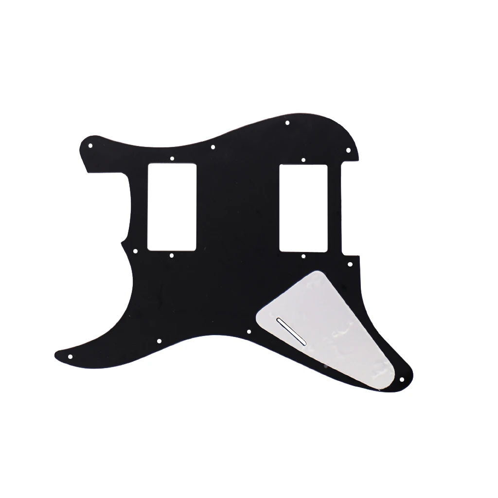 

3Ply 11 Hole Guitar Pick Guard Scratch Plate DIY Replacements Parts Black