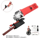 DIY M10 насадка-адаптер для шлифовальной ленты для преобразования 100 мм электрической угловой шлифовальной машины в ленточную шлифовальную машину для обработки дерева и металла