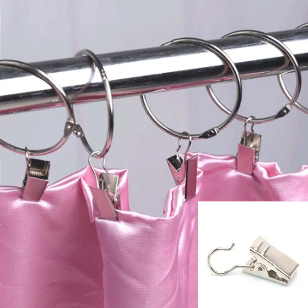 10 шт./набор зажимы для штор из нержавеющей стали | Дом и сад