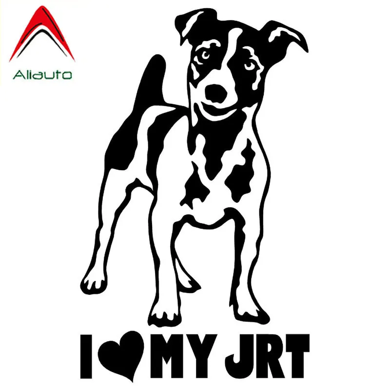 

Наклейка на машину Aliauto с изображением собаки, щенка, Джека Расселла терьера, виниловая Водонепроницаемая Светоотражающая Солнцезащитная н...