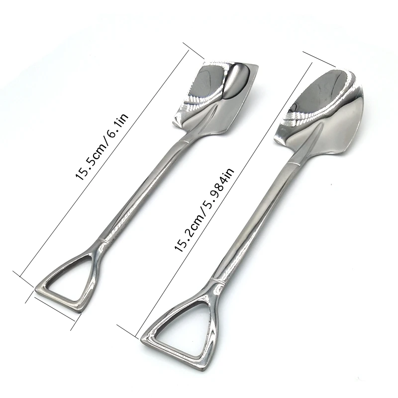 Ложки с длинной ручкой Круглые ложки чучарас Кофе ложка Лопатка детская для