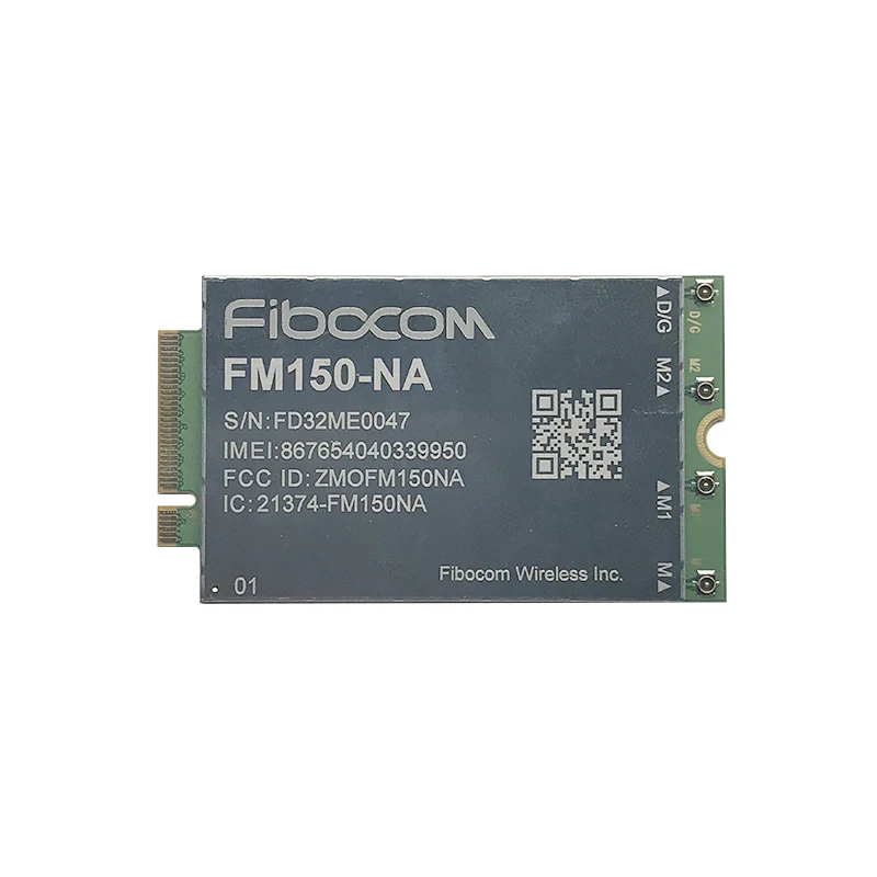 Модуль Fibocom 5G M.2 FM150-NA SDX55 Поддержка чипов B66 B71 SA&ampNSA ENDC FOAT/DFOTA/VoLTE/Audio/eSIM совместимые с