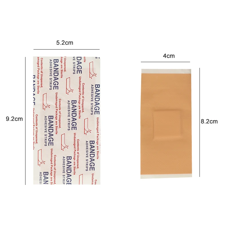 

10pcs Waterproof Band Aids Breathable First Aid Bandage Cushion Adhesive Plaster Wound Dressing Hemostasis Medical Patch