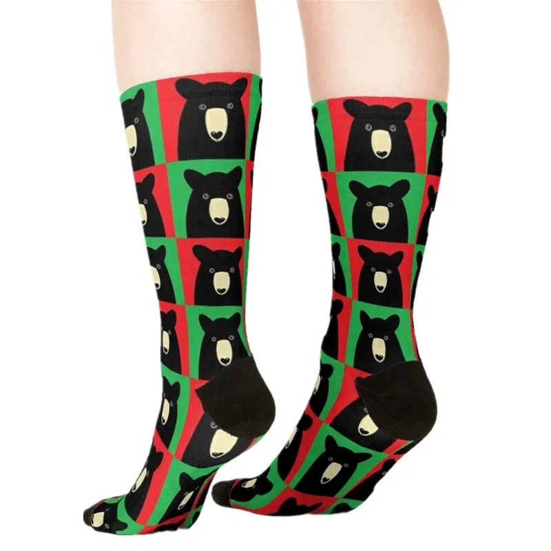 

Women's socks kawaii personality Yellow Zebras Printed Socks Woman harajuku Happy Funny Novelty cute girl gift Socks for women