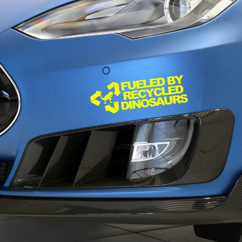 Наклейка с переработанными динозаврами Стилизация автомобиля забавная гонка Jdm