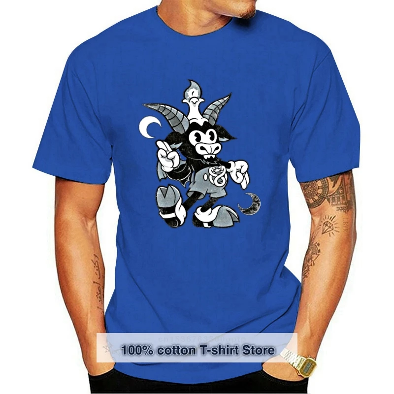 

Do Walt Thou Wilt Tee Shirt Occult Baphomet T Shirt Men Custom Printed T-Shirts Vintage Cotton Clothing Birthday Gift