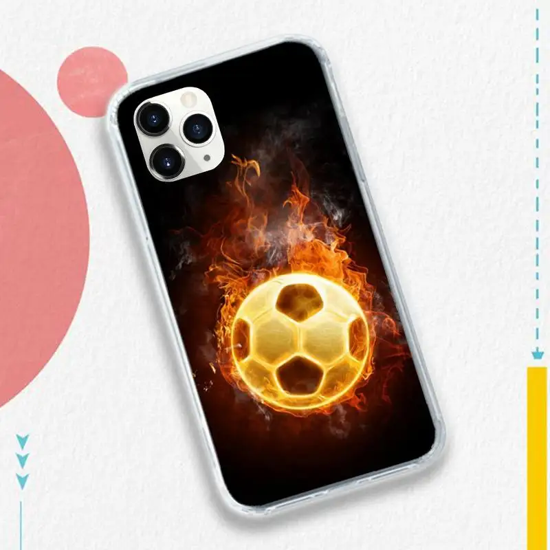 

hot Cool Football Phone Case for iPhone 11 12 pro XS MAX 8 7 6 6S Plus X 5S SE 2020 XR