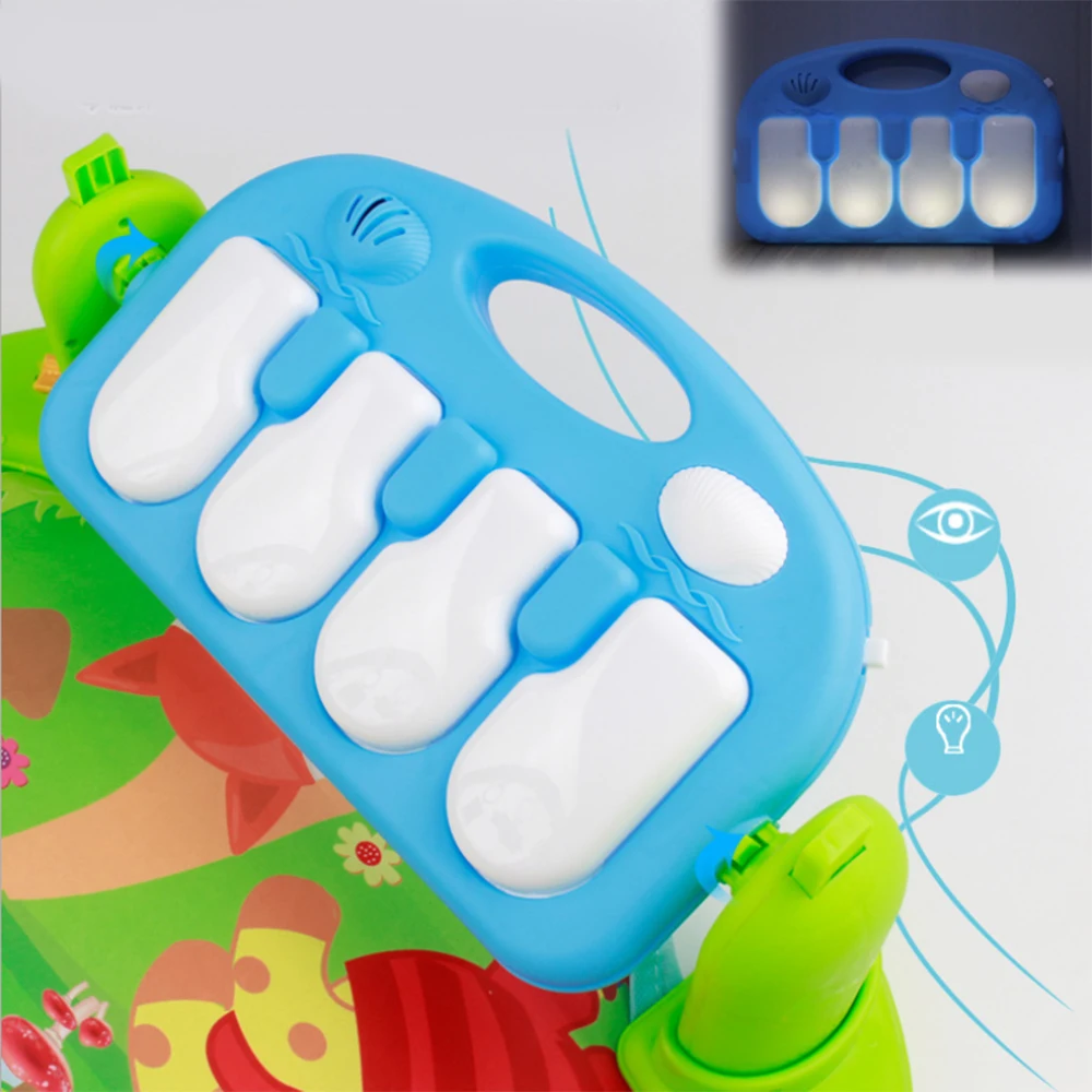 Детский игровой коврик дети образовательная головоломка ковер с пианино