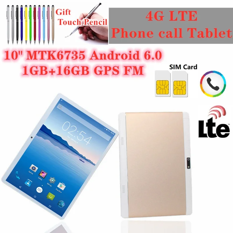 

2021 Hot Sales 10.1 INCH Andriod 6.0 PC Tablet MTK6735 With 800*1280 MIPI 31PIN IPS 1GB RAM+16GB ROM