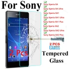 2 шт. Защитное стекло для телефона Sony Xperia XA2 Plus Ultra 9H закаленное переднее стекло для Sony Xperia XA1 Plus XA Ultra HD Стекло