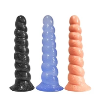 new 8 section thread simulation special shaped anal plug penis sm animal alternative simulation vaginal anal plug dual use
