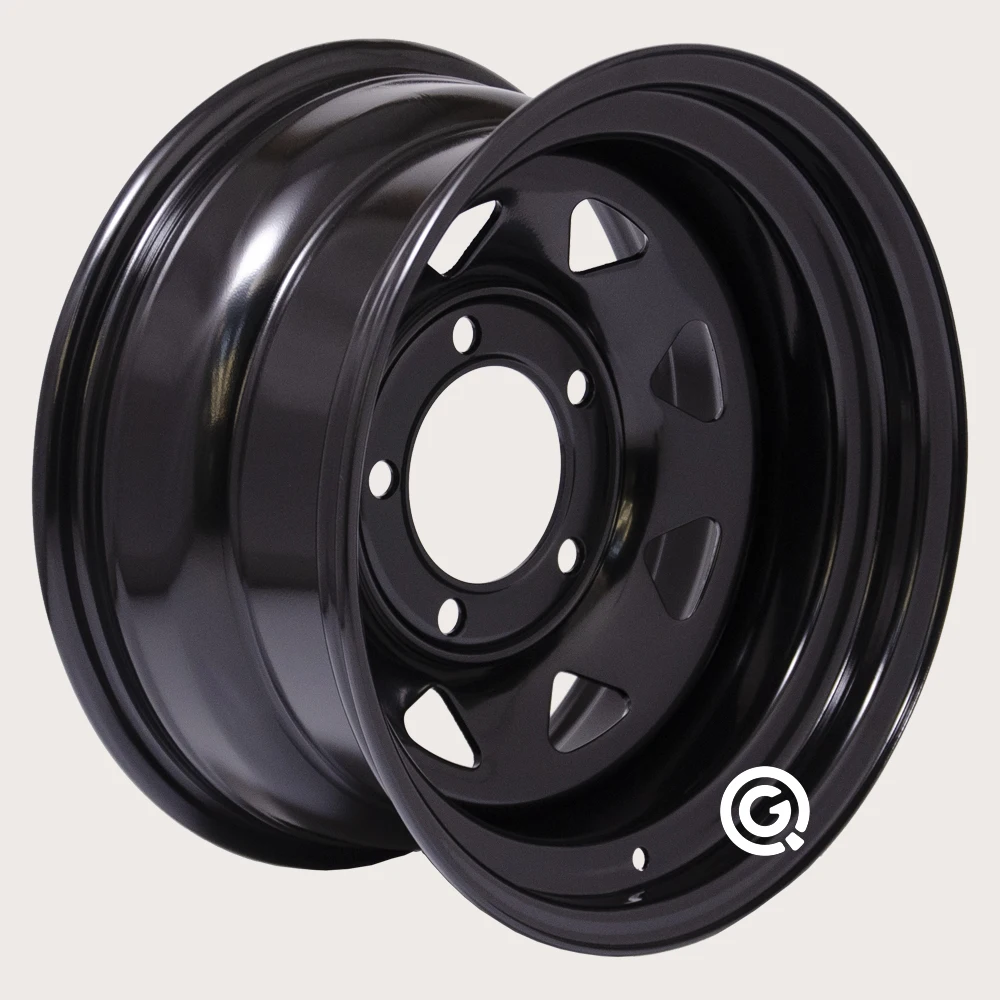 16 дюймовые стальные колеса DAYTONA 5X150 LC76 LC100 LC200 черные офсетные края 25|Диски