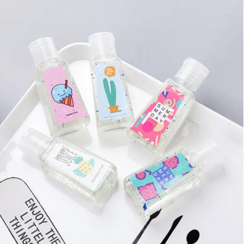800pcs Mini Bottle Waterless Hand Sanitizer Refreshing Gel Pocket Size 30ml Wash for Unisex Kids Office School Style | Красота и