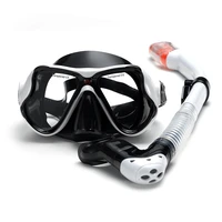 scuba diving mask set new anti fog snorkel snorkeling mask adjustable hd 180 degree swimming equipment for adult women men