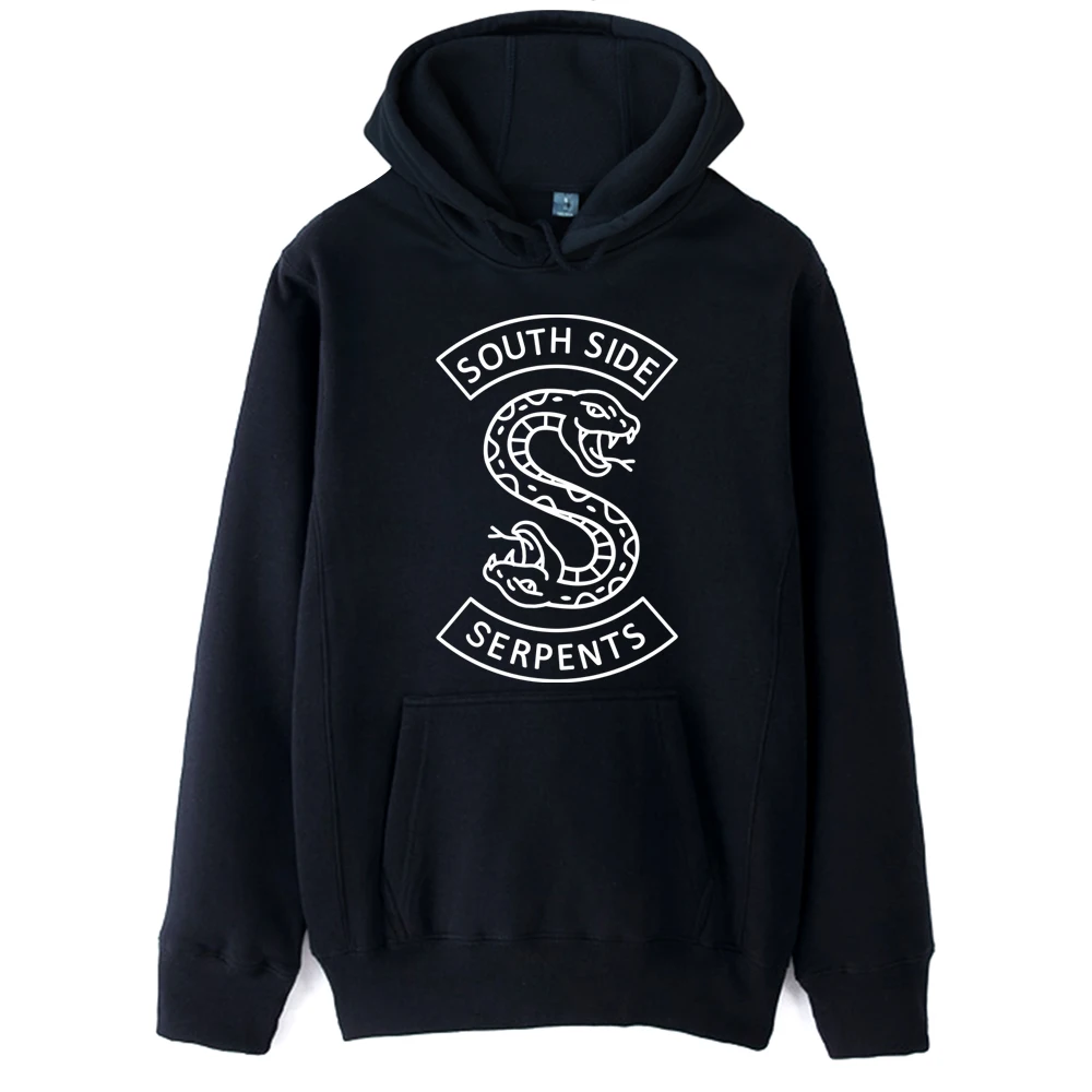 

Мужская толстовка с капюшоном для мальчиков Jughead Jones South Side Serpents Riverdale Snake парная одежда осень-зима флисовый ZIIART