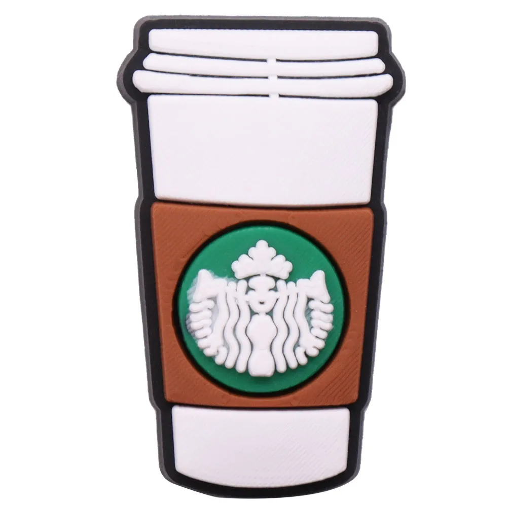 Одиночная распродажа 1 шт. садовая обувь из ПВХ в виде фарпучино кофе чая напитков