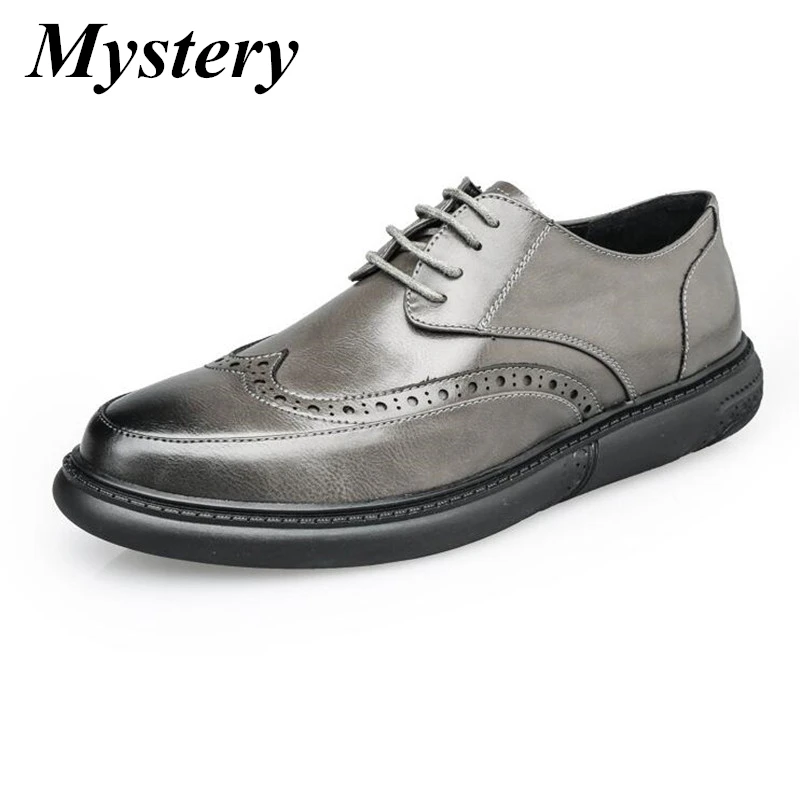 Роскошная рабочая обувь из искусственной кожи модная безопасная Мужская