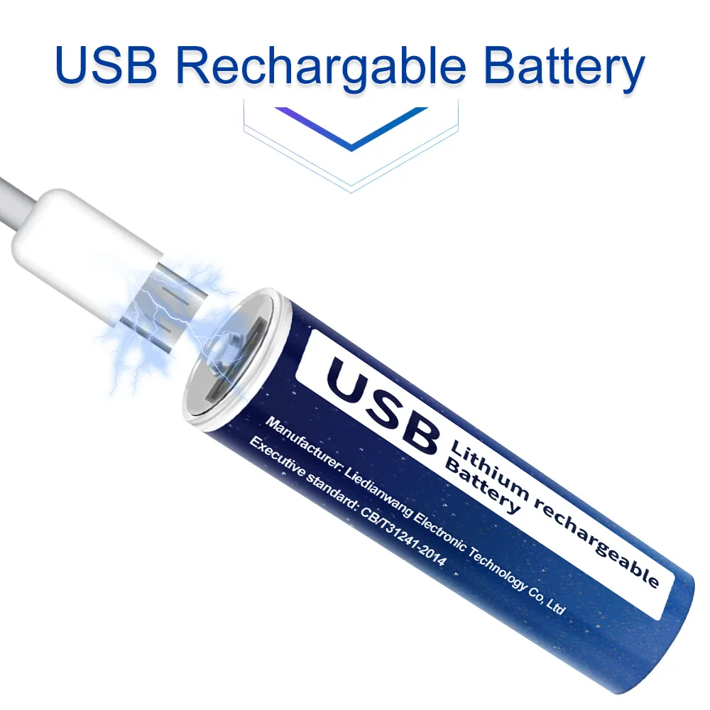 Литий-ионная батарея PALO 1 5 в AA МВт/ч перезаряжаемая USB литиевая aa 2A для раций