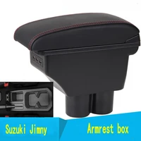 for suzuki jimny armrest box central store content box products interior armrest storage car styling accessories part 2019