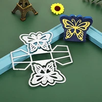 butterfly gift box metal cutting dies stencil scrapbooking photo album card paper craft embossing folder diy mold stamps die cut