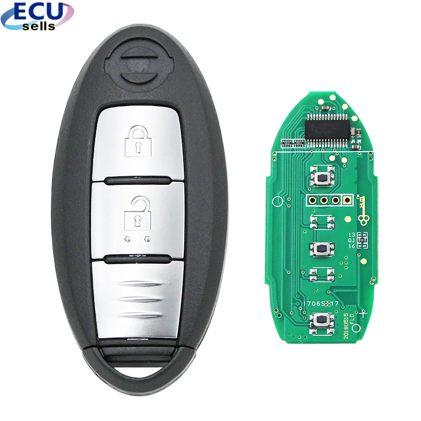 2B Интеллектуальный Автомобильный ключ дистанционного управления для NISSAN Qashqai X