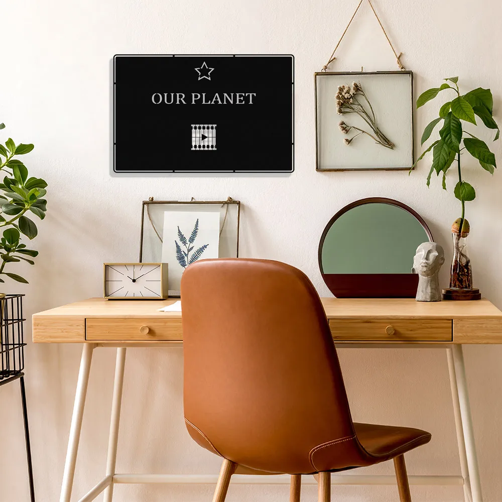 

MIGNATIS My Favorite Series Our Planet Design Metal Wall Decor - Kitchen Wall Decor, Office, wall Decorations for Living Room