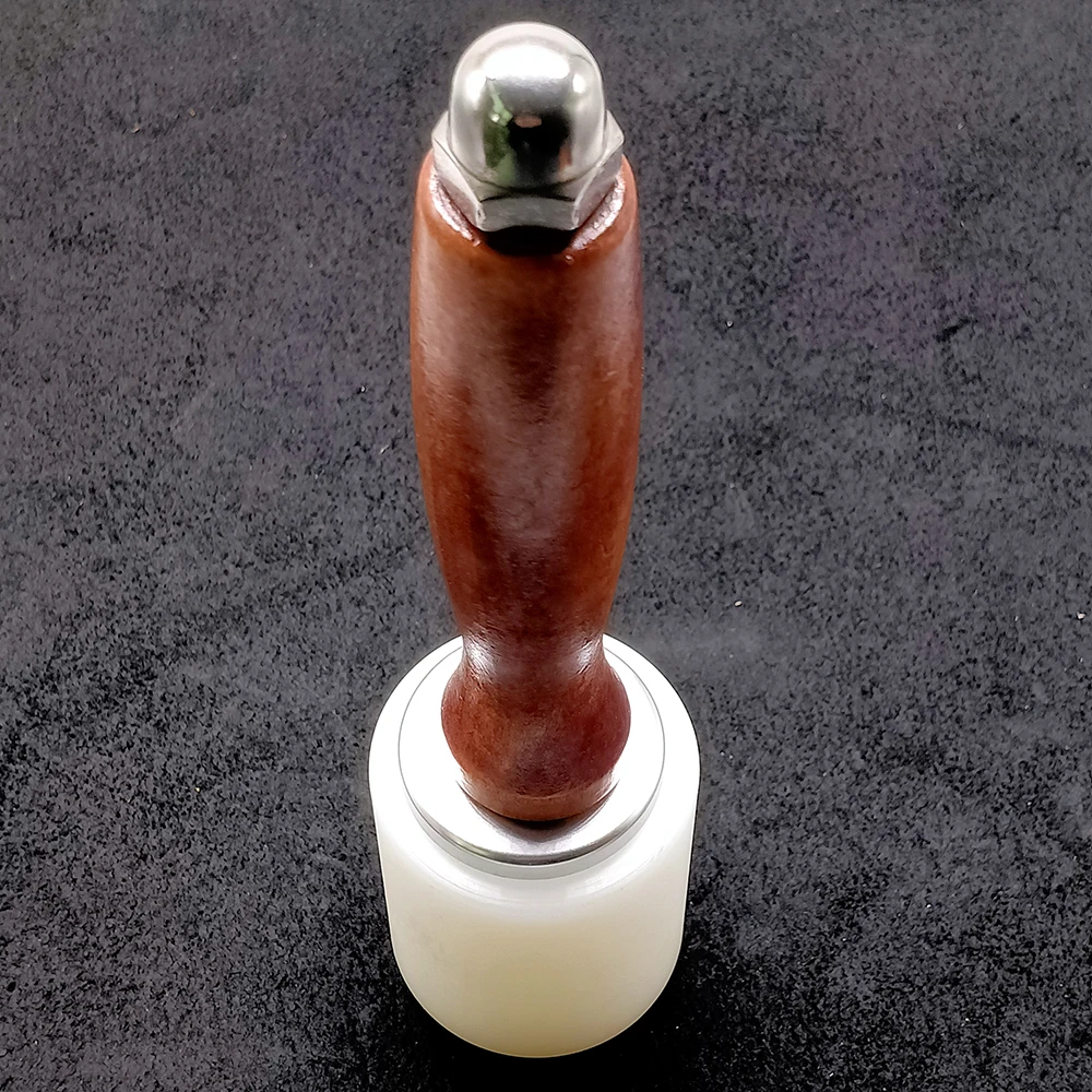 

Leather Carving Hammer Nylon hammer head with wood handle 330gram