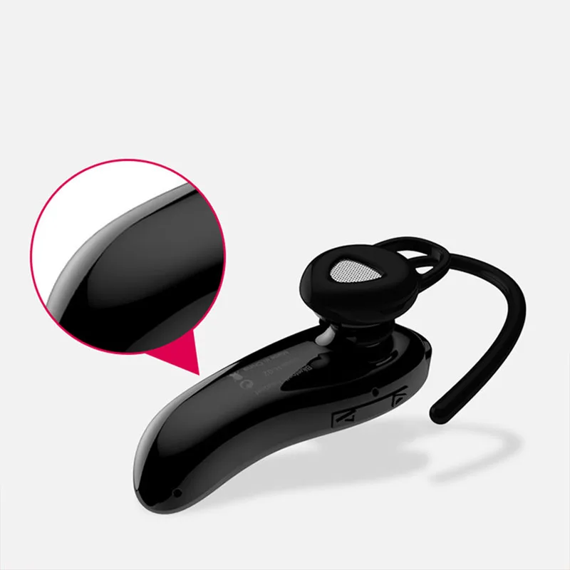 Беспроводная bluetooth гарнитура с одним ухом стильные наушники стерео длительным