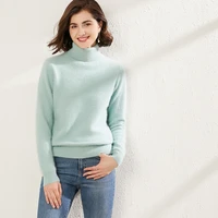 100 mink cashmere turtleneck sweater women jumper 2020 autumn winter warm clothes pull femme hiver pullover sweater fashion