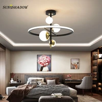 modern led chandelier acrylic lustre home lighting ceiling chandelier lamp for living room bedroom dining room kitchen luminaire