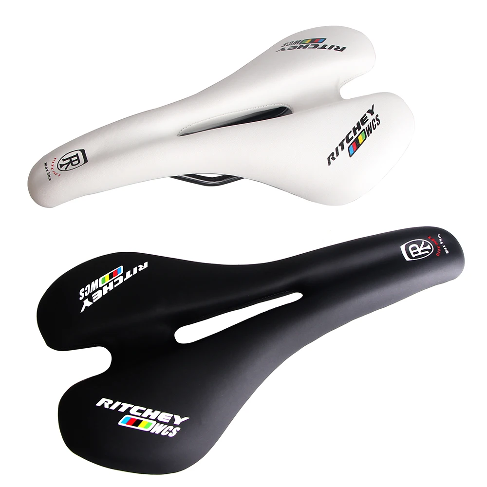 

WCS Road Bicycle Saddle Breathable Soft Leather Seat MTB Road Bike Saddle VTT Racing Saddle Ergonomic Cycling Seat Cushion 2020