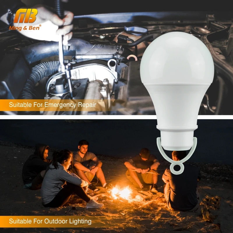 

LED Emergency Light DC12V LED Lamp 7W 9W 12W 15W White Low Voltage Outdoor Emergency LED Bulb For Camping Inspection Lighting