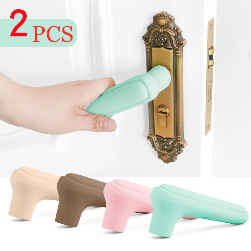 Защитные перчатки на дверные ручки 2 шт. безопасный ограничитель открывания