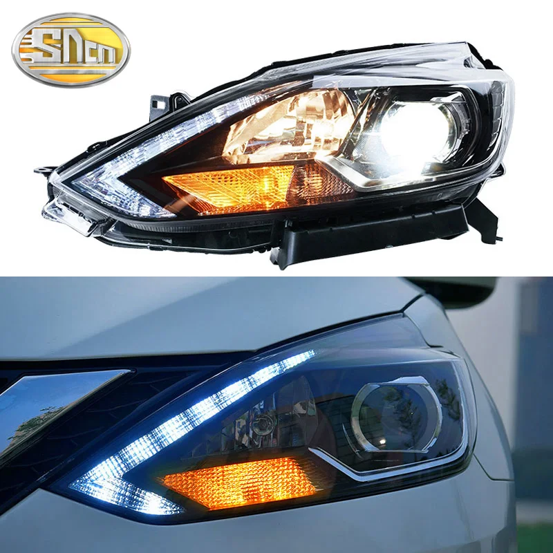 Автомобильный Стайлинг светодиодный задний фонарь для Nissan Sentra sylphy B17 2016 2019 DRL