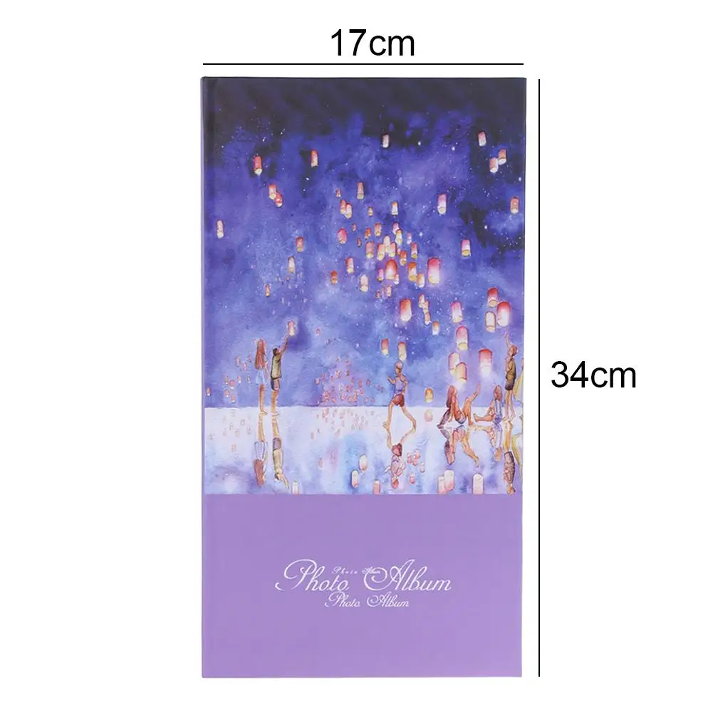 

300 Sheets 4R/6 inch Interleaf Type Family Photo Album Pictures Scrapbook Family Baby Memory Book Wedding Decoration Random Send
