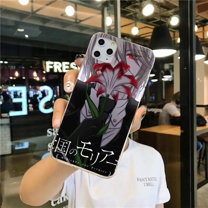Чехол для телефона с аниме Moriarty the Patriot iphone 12 11 Pro Max Mini XS 8 7 6 6S Plus X 5S SE 2020 XR