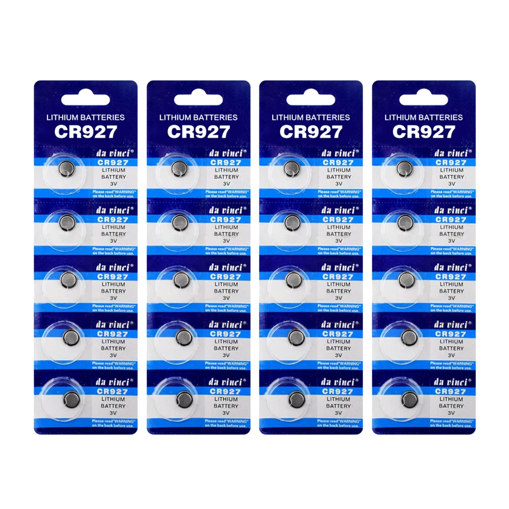 

20x 3V Lithium Button/Coin Cell Battery CR927 927 DL927 BR927 ECR927 5011LC 3V Button Battery CR927 DL927 BR927 5011LC LM927