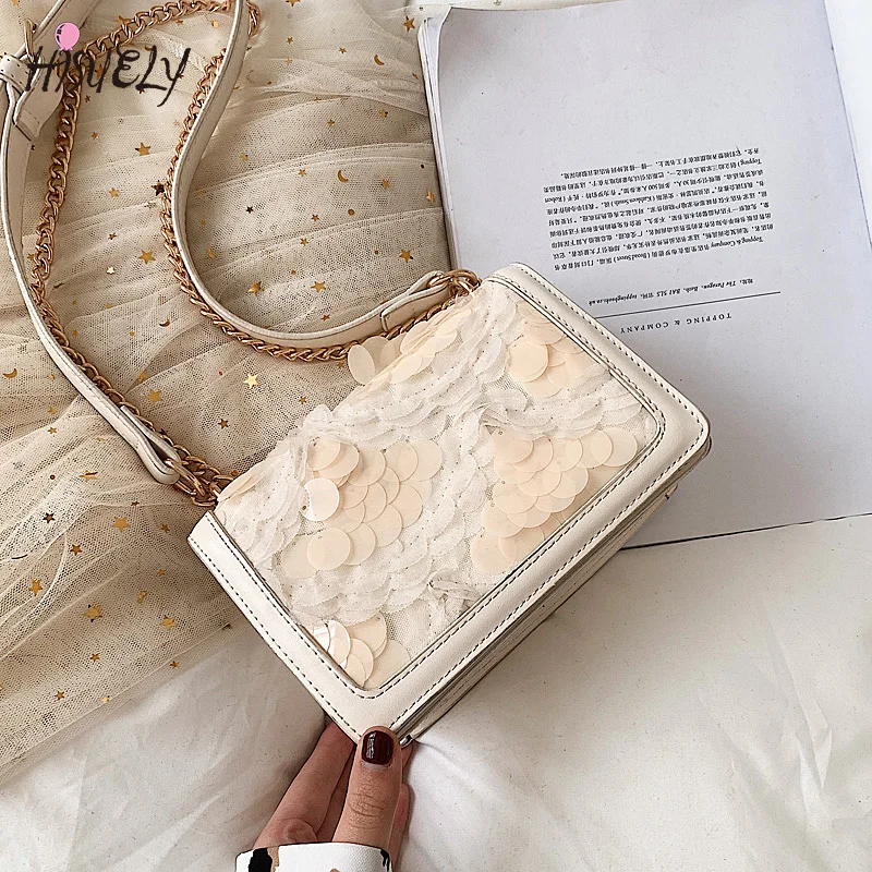 

Hot Sale High Quality Women Small Square Shoulder Bag Fashion Star Sequin Designer Messenger Crossbody Bag Clutch Handbags Q4