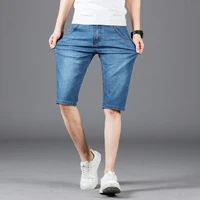 summer 2021 new mens stretch short jeans fashion casual slim version high quality denim shorts mens brand clothes