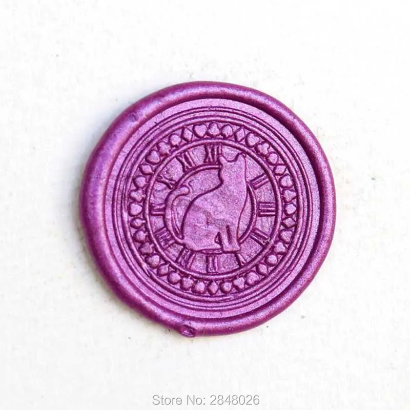 Волшебная кошка со штампом для печати часов штамп с листьями печать вечерние