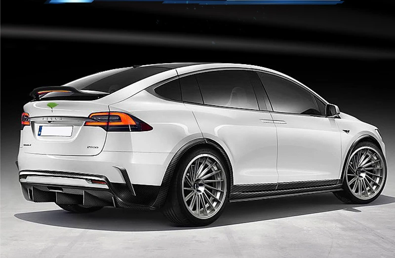 

Carbon Fiber Spoiler for Tesla Model X Original Style Car Rear Trunk Spoiler Carbon Wings Finish Trunk Boot Glossy 2016 - UP