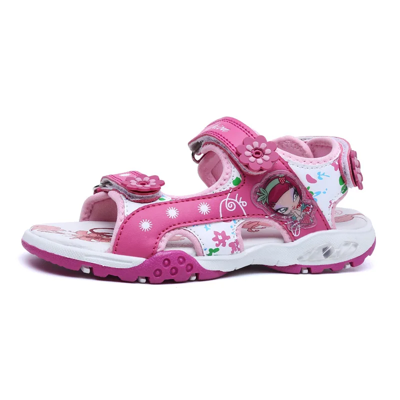 

Сандалии для девочек, Новинка лета 2018, пляжная обувь, детские сандалии, Маленькая детская обувь для девочек, Корейская версия туфель принцес...