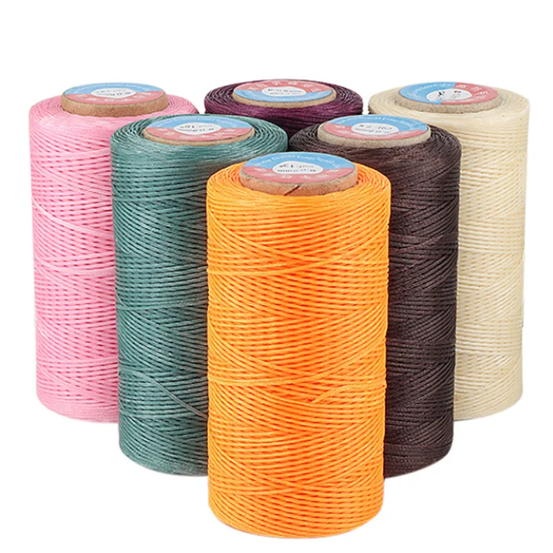 YOMDID красочные плоские швейные нейлоновые нити ручной работы DIY для кожаных
