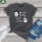 Футболка женская с графическим принтом, 100% хлопок, оверсайз