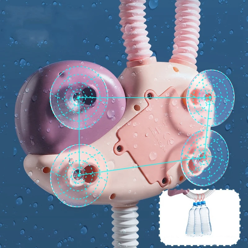 

Baby Water Spray Bath Toys Cute Snail Bathing Toys Play Water Spraying Children Shower Floating Toys for Children Gifts