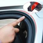 Противоударное уплотнение для автомобильной двери Звукоизоляция Уплотнительная полоса для автомобильной двери резиновая уплотнительная полоса для отделки краев шумоизоляция
